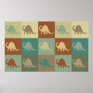 Paläontologie Pop Art Poster