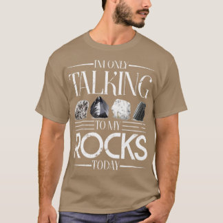 Paläontologie Retro Rocks Funny Geology Quote Geol T-Shirt