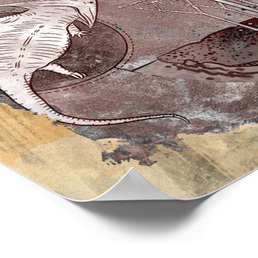 Paläozoikum Poster (Ecke)