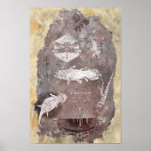 Paläozoikum Poster (Vorne)