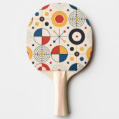 Palas de ping pong diseño geométrico tischtennis schläger (Rückseite)