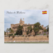 Palast Almudaina in Palma de Mallorca Postkarte (Vorderseite)