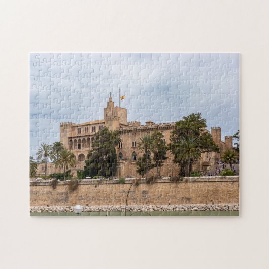 Palast Almudaina in Palma de Mallorca, Spanien Puzzle (Horizontal)