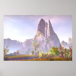 Palast auf dem Berg Poster