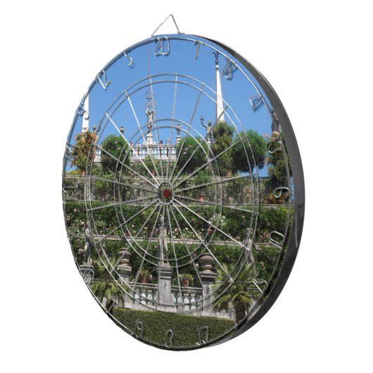 Palast Borromeo in Stresa, Italien Dartscheibe (Vorderseite rechts)