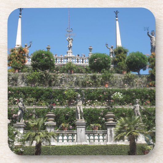 Palast Borromeo in Stresa, Italien Getränkeuntersetzer (Vorderseite)