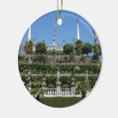 Palast Borromeo in Stresa, Italien Keramikornament (Links)