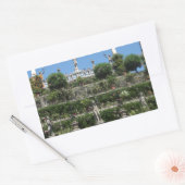 Palast Borromeo in Stresa, Italien Rechteckiger Aufkleber (Umschlag)