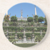 Palast Borromeo in Stresa, Italien Sandstein Untersetzer (Vorne)