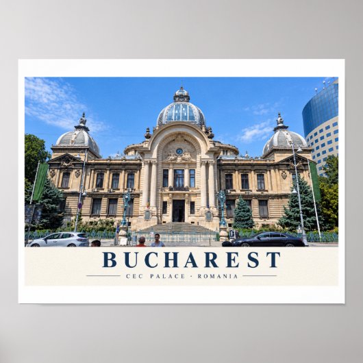 Palast CEC Bukarest Poster (Vorne)