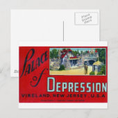 Palast der Depression Postkarte (Vorne/Hinten)