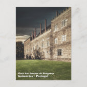Palast der Duques von Braganza Postkarte (Vorderseite)