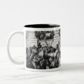 Palast der Prinzen von Preußen in Berlin Zweifarbige Tasse (Links)