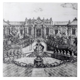 Palast der Ruhe des Meeres und der Wasser-Uhr, Fliese