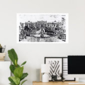 Palast der Ruhe des Meeres und der Wasseruhr, Poster (Heimbüro)