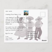 Palast der Schönen Künste in Mexiko Stadt Postkarte (Rückseite)