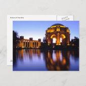 Palast der Schönen Künste Postkarte (Vorne/Hinten)