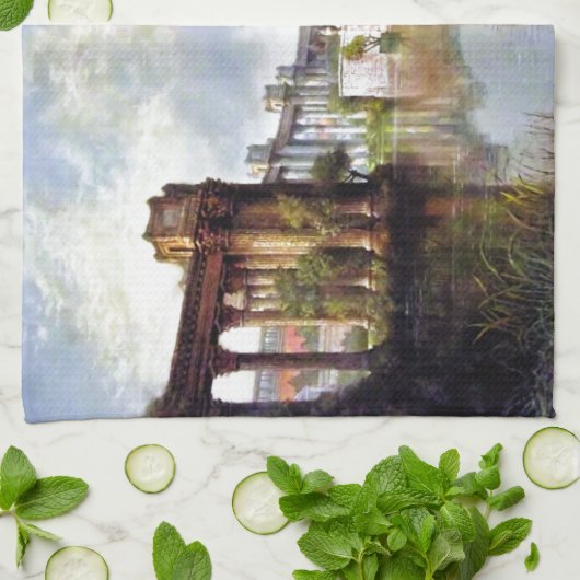 Palast der Schönen Künste San Francisco Küchentuch (Gefaltet)