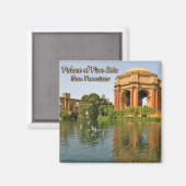 Palast der Schönen Künste San Francisco Magnet (Vorderseite/Rückseite)