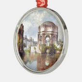 Palast der Schönen Künste San Francisco Silbernes Ornament (Links)