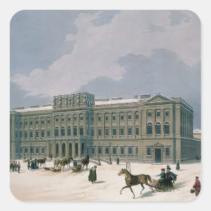 Palast des Großherzogs von Leuchtenberg Quadratischer Aufkleber