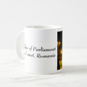 Palast des Parlaments, Bukarest, Rumänien Kaffeetasse (Vorderseite Links)