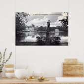 Palast Fontainebleau, Frankreich 1910 Vintag Poster (Küche)