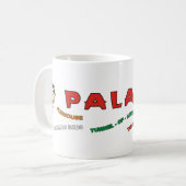 Palast-Gebäude-Front Kaffeetasse (Vorderseite Links)