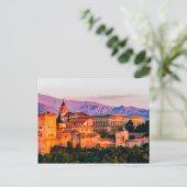 Palast in den Bergen Postkarte (Stehend Vorderseite)