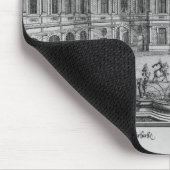 Palast in München, Deutschland Mousepad (Ecke)
