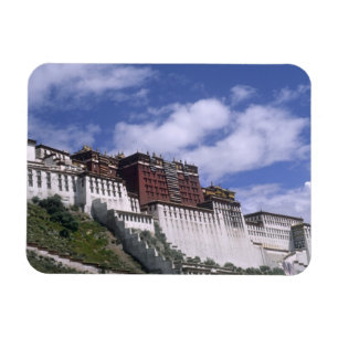 Palast Potala auf dem Berg der Zuhause des Dalai Magnet
