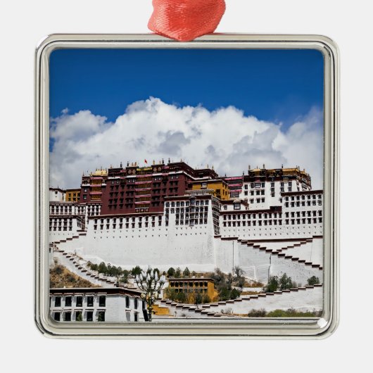 Palast Potala - Tibet Ornament Aus Metall (Vorne)