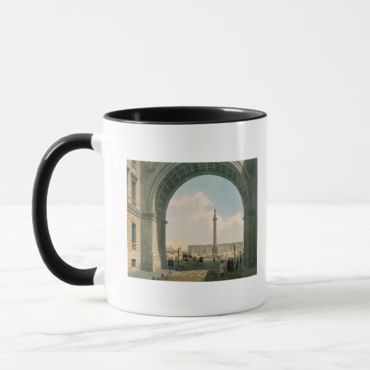 Palast-Quadrat, Ansicht vom Bogen der Armee Tasse (Links)