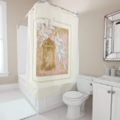 Palast Rokoko Paris Versaille Barock Pink Gold Duschvorhang (Beispiel)