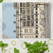 Palast Saigon Vietnam Geschirrtuch (Gefaltet)