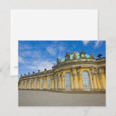 Palast Sanssouci Postkarte (Vorne/Hinten)