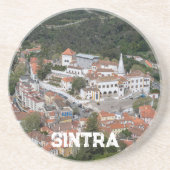 Palast Sintra von oben in Sintra, Portugal Getränkeuntersetzer (Vorne)
