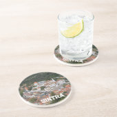 Palast Sintra von oben in Sintra, Portugal Getränkeuntersetzer (Seite)