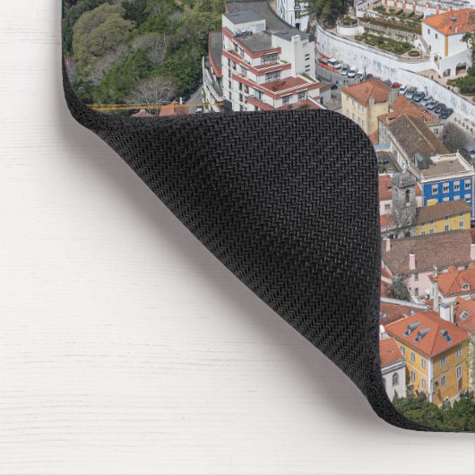 Palast Sintra von oben in Sintra, Portugal Mousepad (Ecke)