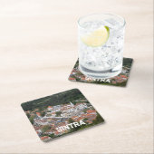 Palast Sintra von oben in Sintra, Portugal Rechteckiger Pappuntersetzer (Vor Ort)