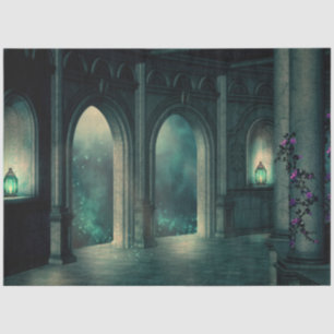Palast Türen Gothic 20x30 Dekoupage Tissue Seidenpapier