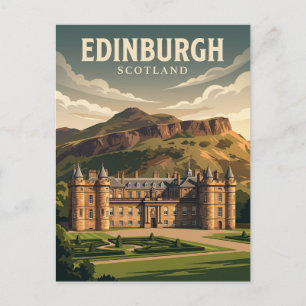 Palast von Holyroodhouse Schottland Postkarte