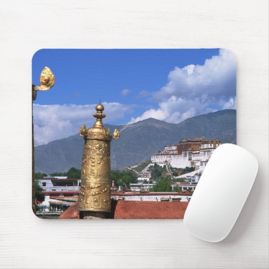 Palast von Potala in Lhasa, Tibet aus Mousepad (Mit Mouse)