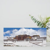 Palast von Potala in Lhasa - Tibet Einladung (Stehend Vorderseite)