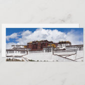 Palast von Potala in Lhasa - Tibet Einladung (Vorne/Hinten)