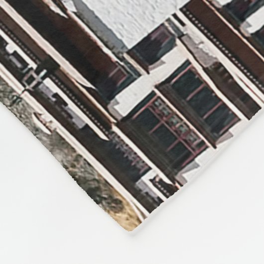 Palast von Potala in Lhasa - Tibet Fleecedecke (Ecke)