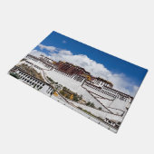 Palast von Potala in Lhasa - Tibet Fußmatte (Schrägansicht)