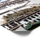 Palast von Potala in Lhasa - Tibet Poster (Ecke)