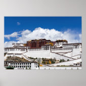 Palast von Potala in Lhasa - Tibet Poster (Vorne)