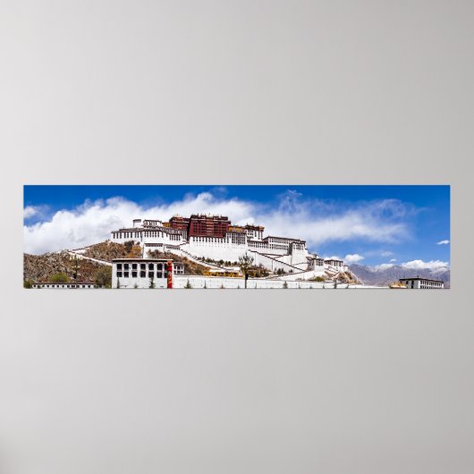 Palast von Potala in Lhasa - Tibet Poster (Vorne)